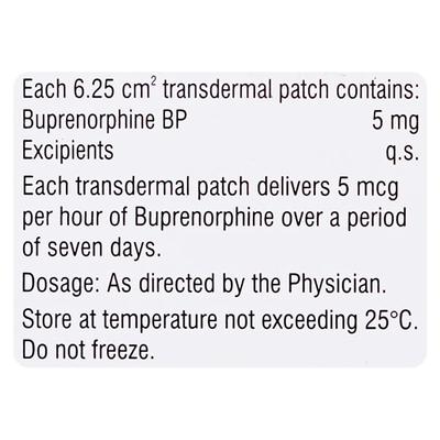 ZUPRINOR 5 Transdermal Patch 1's - Pain relief-Ana