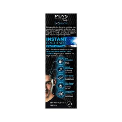 Men's Fair & Lovely Instant Brightness Cream 2x Sun Protection 50 gm - Face Moisturizers