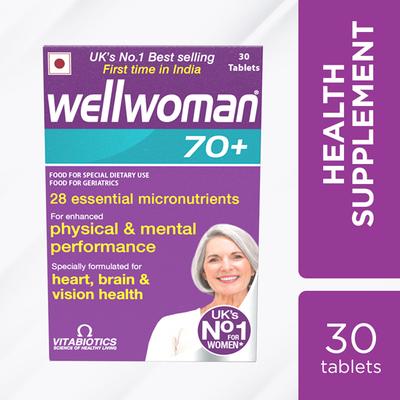 Wellwoman 70+ Multi-Vitamin Tablet 30's - Multi-Vitamins
