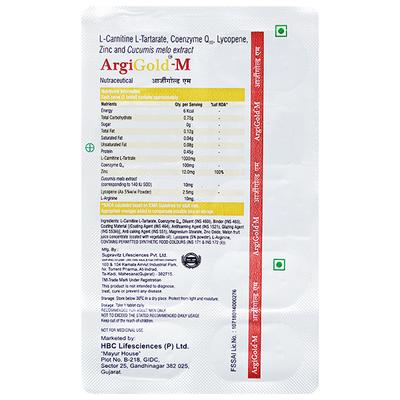 ARGIGOLD M Tablet 10's - Supplements-Sup