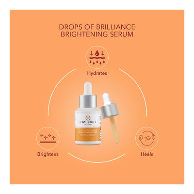 Be Soulfull Drops of Brillance Brightening Serum 30 ml - Face Serum