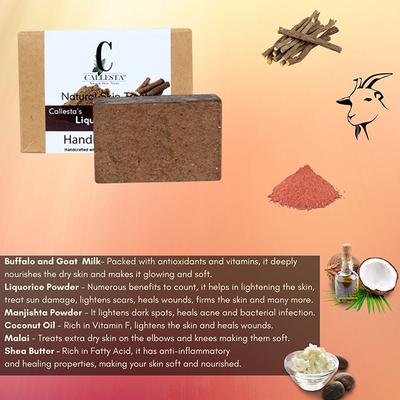 Callesta Liquorice Skin Lightening Soap 100 gm - Soaps