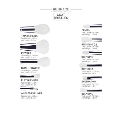 Allure (Set of 16) Make Brushes -SGK-16 1's - Face Brush
