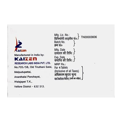 Kaifluk 400mg Tablet 4'S - Fungal Infections-Anf
