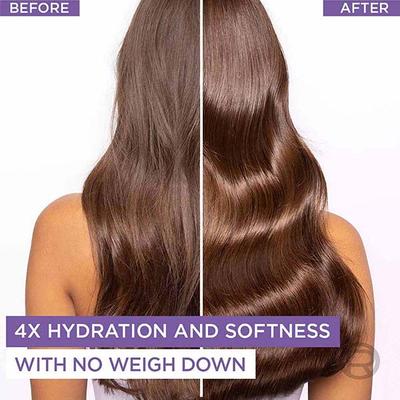 L'Oreal Paris Hyaluron Moisture Hydra Filling Night Cream 4X More Hydration & Softness Leave In/No Weight Down Dehydrated Hair 180 Ml - Hair Creams