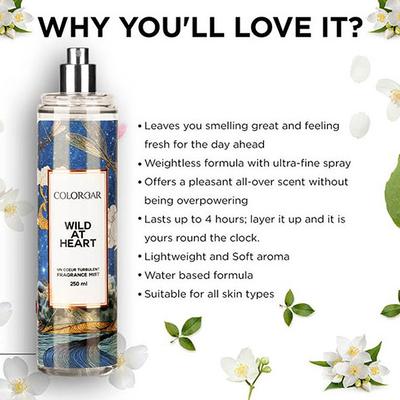 Colorbar Wild At Heart - 003 250 ml - Body Mist/Spray