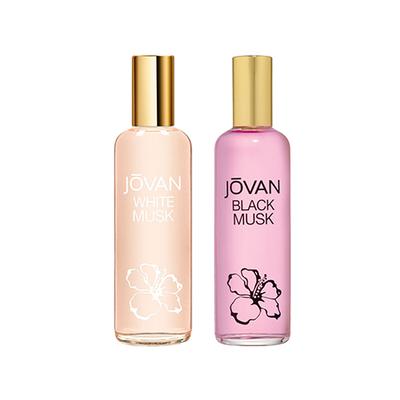 Jovan White Musk 96ml + Black Musk 96ml For Women Eau de Cologne Set 2's - Women Perfumes (Edt/Edp)