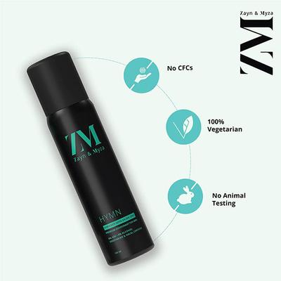 Zayn & Myza Hymn No Alcohol Body Spray For Men 120 ml - Men Deodorants/Roll-Ons