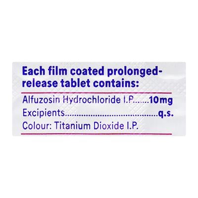 Alfoo 10mg Tablet 30'S - Bladder And Prostate Disorders-Dru