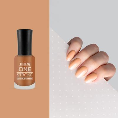 Jaquline USA One Stroke Premium Nail Enamel Burly wood J05 8 ml - Nail Polish