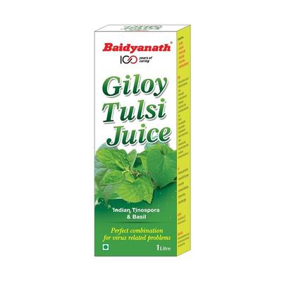 Baidyanath Giloy Tulsi Juice 1000 ml - Ayurvedic Juices
