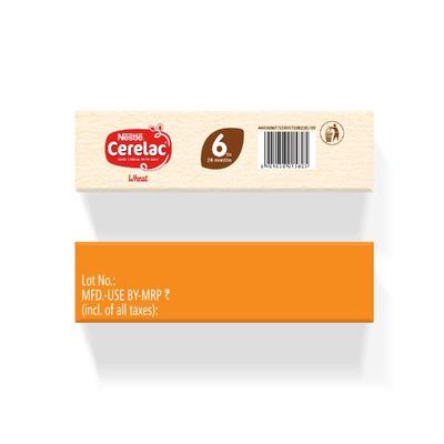 Nestle Cerelac Baby Food Cereal No Refined Sugar No Preservatives - Wheat (For 6 to 24 Months Baby) 300 g - Baby And Infant Supplements