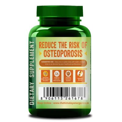 Himalayan Organics Calcium+Magnesium+Zinc+D3 & B12 Tablet 120's - Calcium And Minerals