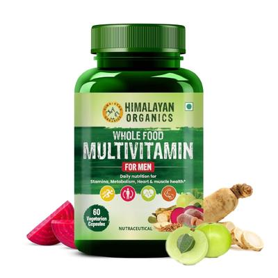 Himalayan Organics Whole Food Multivitamin Vegetarian Capsule - Men 60's - Multi-Vitamins