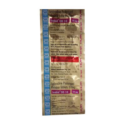 IVABID OD 10 Tablet 10's - Angina