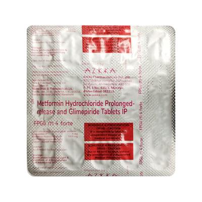 FPGLI M 4 FORTE Tablet 15's - Diabetes-Ant