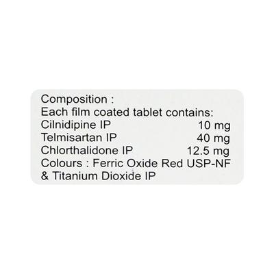 TELMIKIND TRIO 12.5 Tablet 10's - Hypertension-Ang