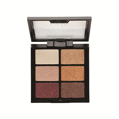 MUA Professional Eyeshadow 6 Pan Palettes - Rusted Wonder 7.8gm - Eyeshadow, Bases & Primers