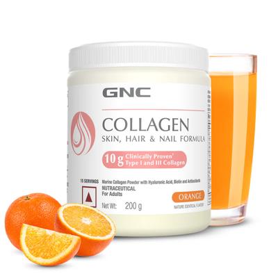 GNC Collagen Powder - Lemon 200 gm - Hair & Skin