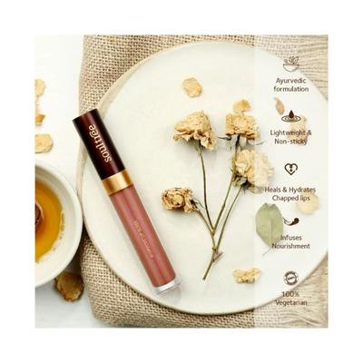 SoulTree Lip Gloss - Nude Pink 5 gm - Lip Glosses
