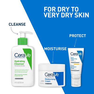 CeraVe Moisturising Cream For Dry To Very Dry Skin 340 gm - Lotions & Creams