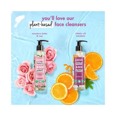 Love Beauty And Planet Vitamin C & Mandarin Face Cleanser 190 ml - Face Wash & Cleansers