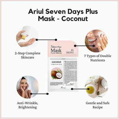 Ariul Ariul Seven Days Plus Mask Coconut 20 ml - Sheet Masks