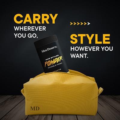 Men Deserve Hair Volumizing Powder Wax for High Volume, Strong Hold and Matte Finish Look 10 gm - Hair Gels & Waxes