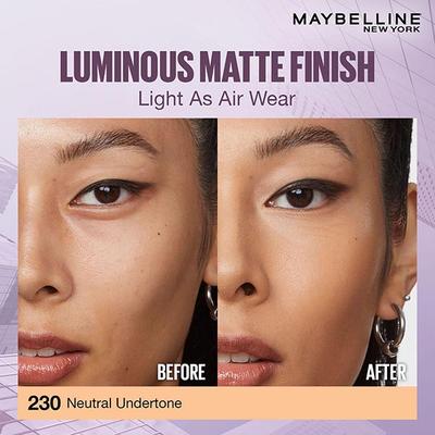 Maybelline New York Super Stay Lumi-Matte Liquid Foundation 30H Longwear Yet Light-As-Air, 230 35 ml - Foundation