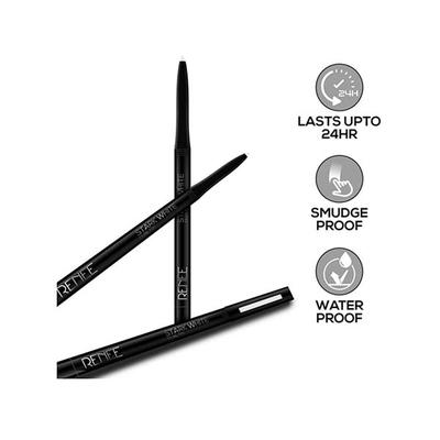 RENEE Kajal Pen with Sharpener - Stark White 0.35 gm - Kajal & Kohls