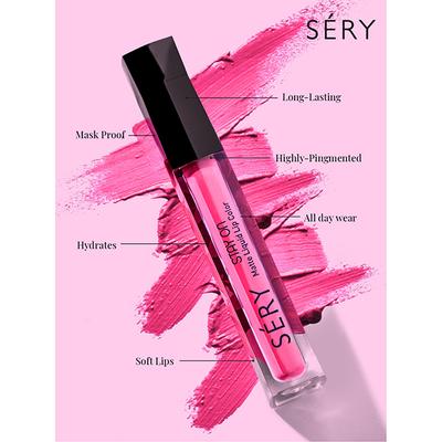 Sery Stay On Matte Liquid Lipstick Sand Nude, Brown (LSO - 04) 5 ml - Liquid Lipsticks