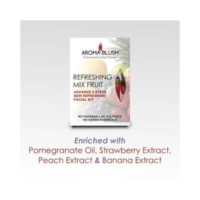 Aroma Blush Refreshing Mix Fruits Facial Kit 65.0 gm - Facial Kits