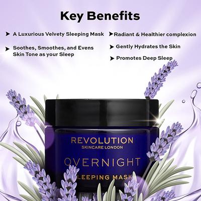 Revolution Skincare Overnight Soothing Sleeping Mask 50 ml - Night Cream