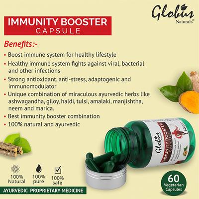Globus Naturals Ayurvedic Immunity Booster Capsule 1's - Speciality Medicines