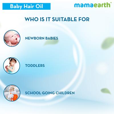 Mamaearth Babies Nourishing Hair Oil -With Almond & Avocado Oil 200ml - Creams, Lotions & Oils