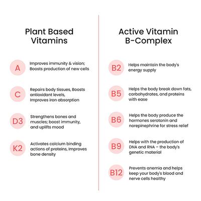 Wellbeing Nutrition Melts Complete Multivitamin with 100% RDA of Vitamin A, B-Complex, Vitamin C D3 + K2 (30 Strips) - Multi-Vitamins