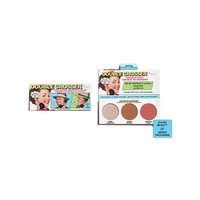theBalm cosmetics Double Crosser Trio Palette 8.5 gm - Face Palettes