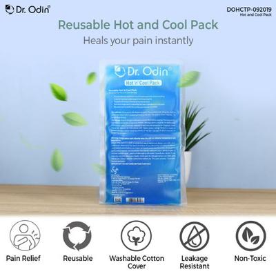 Dr. Odin Reusable Hot and Cool Pack - Transparent Gel Pack for Pain Relief with Microwaveable and Freezable Design, Injuries, and Swelling 1's - Hot Pack/Ice Bag