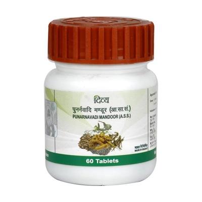 Patanjali Divya Punarnavati Mandoor Tablet 60's - Speciality Medicines