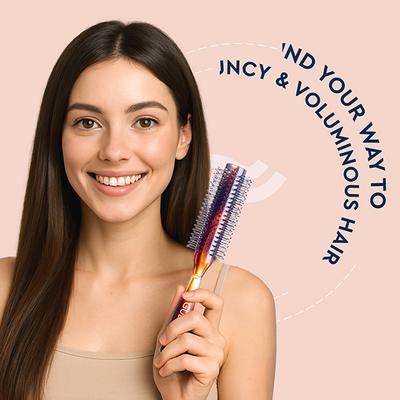 GUBB Round Hair Brush - Shell Range 140 gm - Hair Brushes