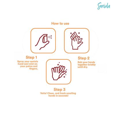 Saniola Hand Sani Passion Fruit 38 ml - Hand Sanitizer