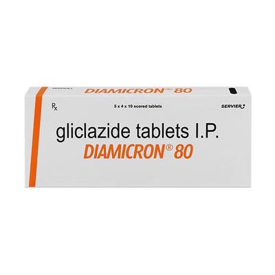 Diamicron 80mg Tablet 10'S - Diabetes-Ant