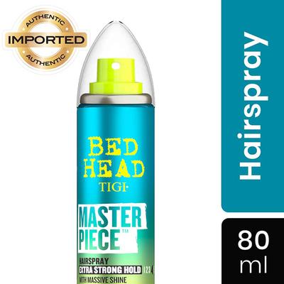 Bed Head Tigi Masterpiece Hair Spray with Extra Strong Hold and Glossy Finish 80 ml - Hair Sprays & Mists