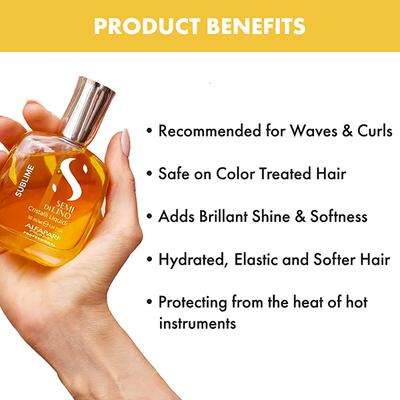 Alfaparf Milano Cristalli Liquid Serum for Hair Shine, Color Protection, Keratin Hair 50 ml - Hair Serums