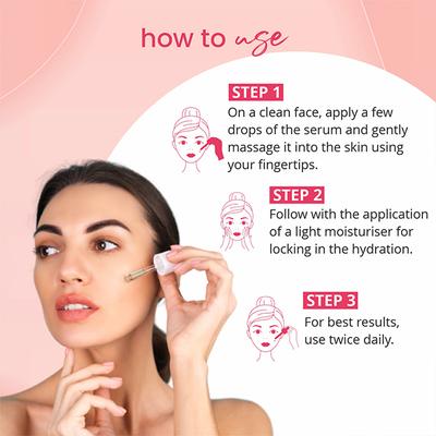 Globus Naturals Glycolic & 1% Salicylic Acid Anti Acne Face Serum, for Oily & Acne Prone Skin 30 ml - Face Serum