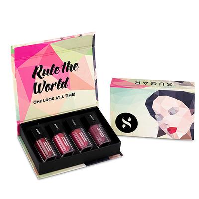 SUGAR Cosmetics Smudge Me Not All Day Liquid Lipstick 4.5ml 4's - Liquid Lipsticks