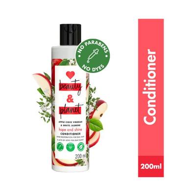 Love Beauty And Planet Apple Cider Vinegar & Jasmin Paraben Free Shine Conditioner 200 ml - Conditioners