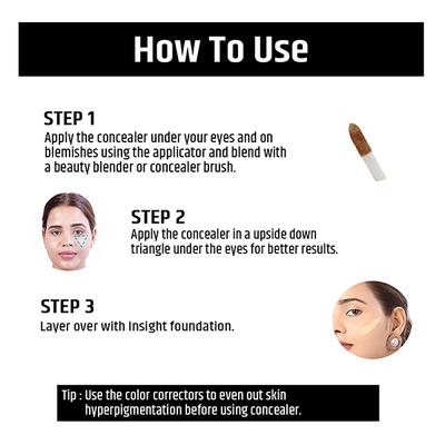 Insight Cosmetics Hd Concealer Mny 20 9 gm - Concealer