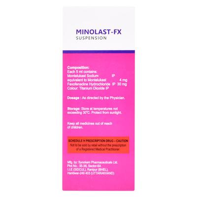 MINOLAST FX Syrup 60ml - Allergies-Ant