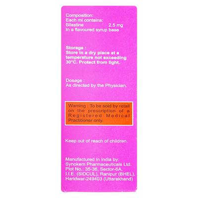 BILACHEK Syrup 60ml - Allergies-Ant